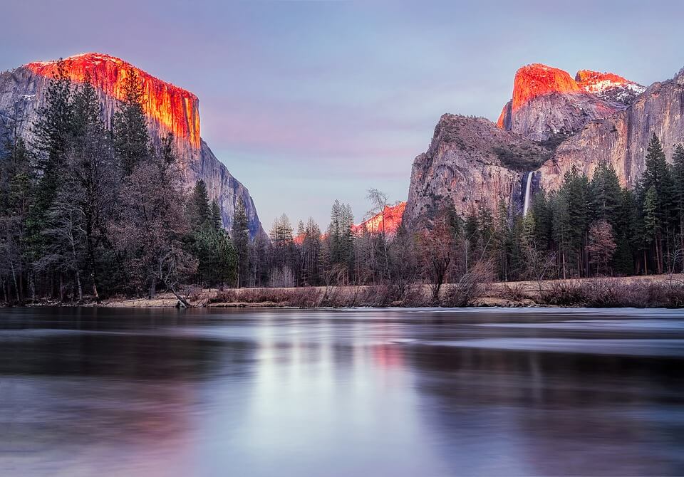 Travel Map USA Yosemite