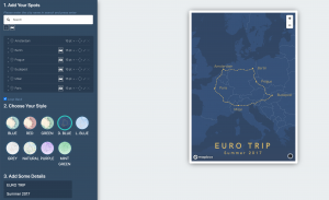 my personal travel map